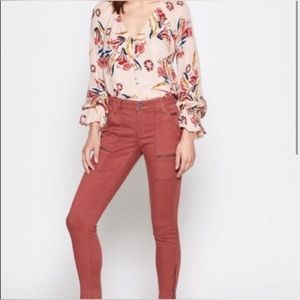 Joie Park Skinny pants with zippers, size 27